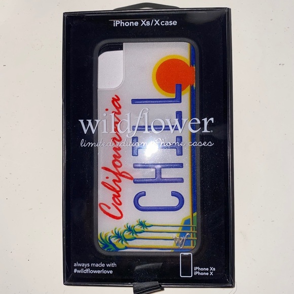 COPY - Wildflower iPhone Xs/X license plate case - Picture 1 of 2